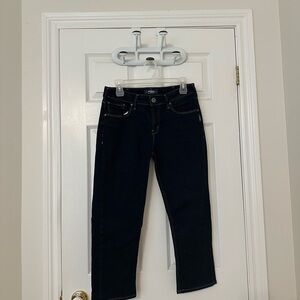 Silver Jeans Black Ankle Cropped Jeans